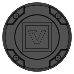 VCAP1 SATIN BLACK GB LOGO - ABS - J.I. MOTORSPORTS 626
