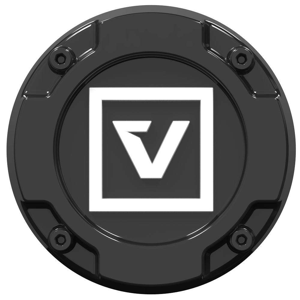 VCAP1 GLOSS BLACK SW LOGO - ABS - J.I. MOTORSPORTS 626