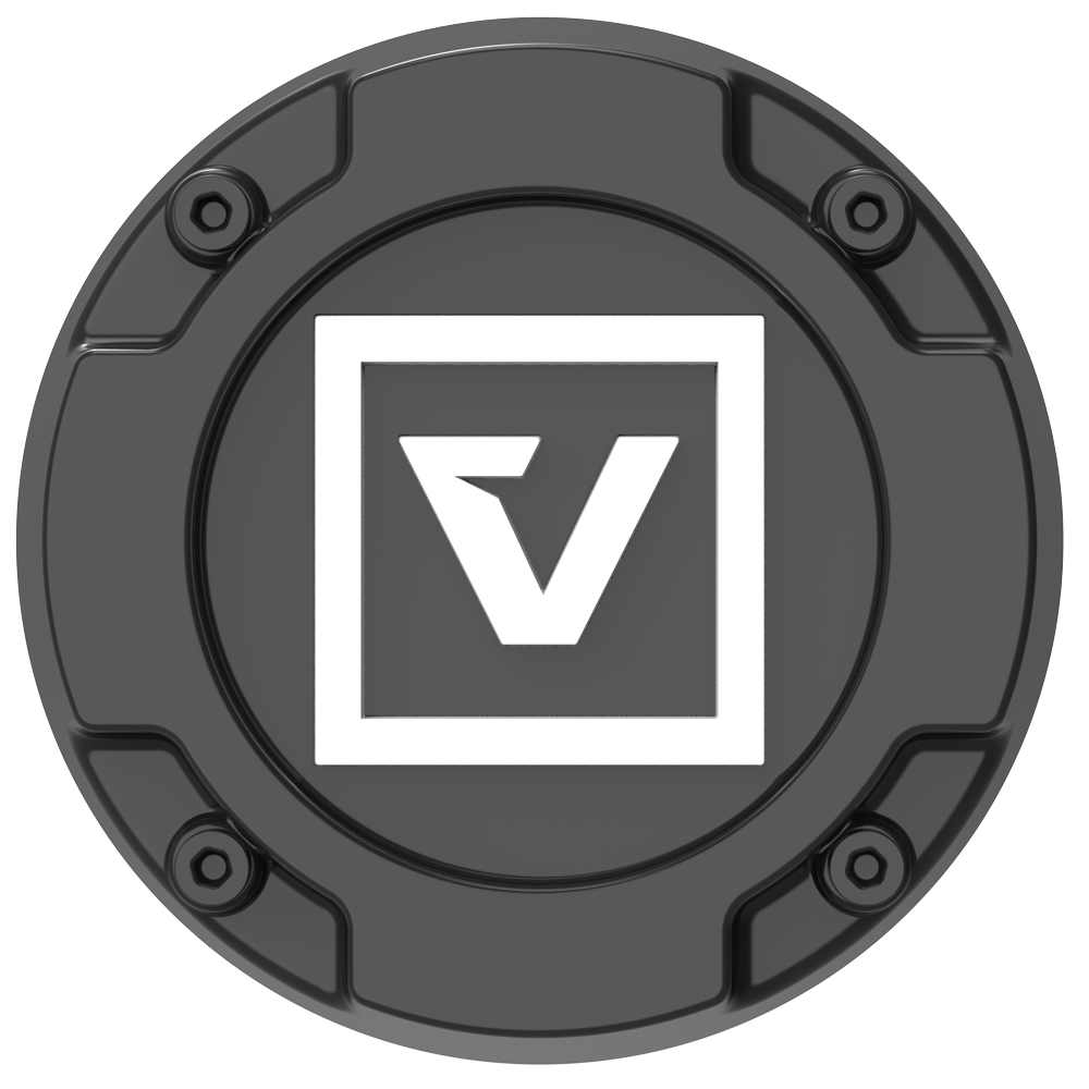 VCAP1 SATIN BLACK SW LOGO - ABS - J.I. MOTORSPORTS 626