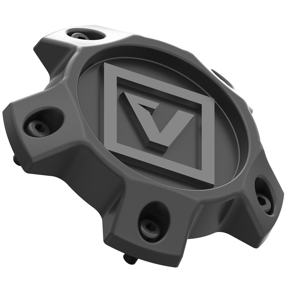 VCAP2 SATIN BLACK WITH SG LOGO - BILLET - J.I. MOTORSPORTS 626