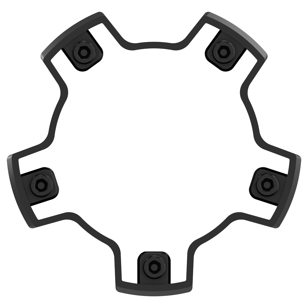 VCAP2 CAP RISER SATIN BLACK - ABS - J.I. MOTORSPORTS 626