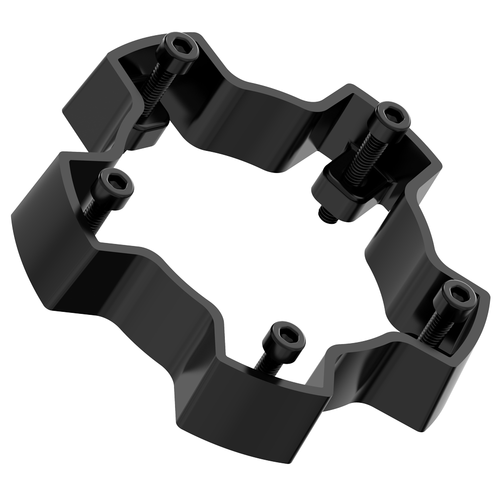 VCAP2 CAP RISER SATIN BLACK - ABS - J.I. MOTORSPORTS 626