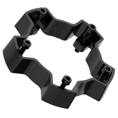 VCAP2 CAP RISER SATIN BLACK - ABS - J.I. MOTORSPORTS 626
