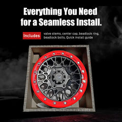 BT PRO-07 Archer performance wheels for challenging terrains with seamless install accessories included.