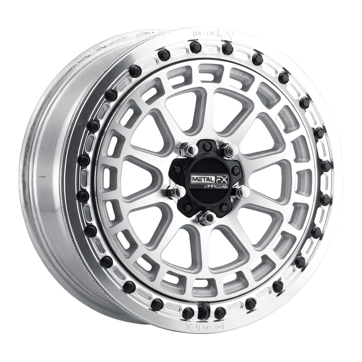Metal FX Outlaw 10-Spoke UTV Cast Wheel with Beadlock Ring - J.I. MOTORSPORTS 626