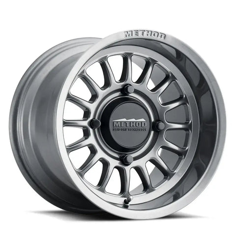 411 UTV Bead Grip matte black UTV wheels with 16 spoke design and METHOD logo for rugged performance