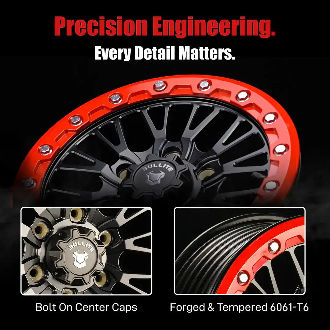 BT PRO-07 Archer performance wheels for challenging terrains showcasing precision engineering and detail.