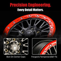 BT PRO-07 Archer performance wheels for challenging terrains showcasing precision engineering and detail.